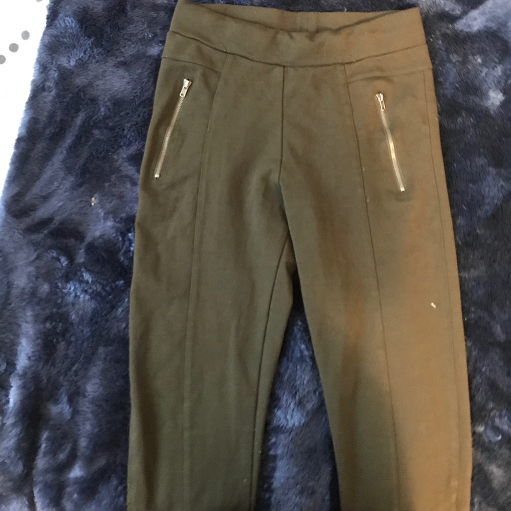 Army green leggings/pants