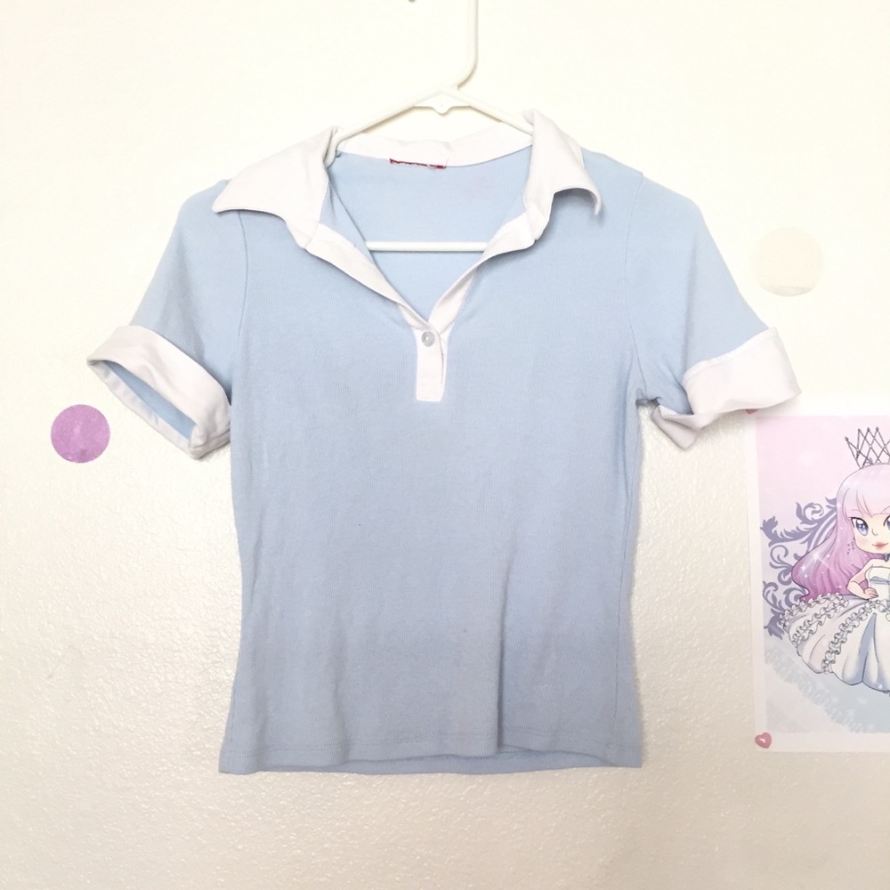 Comfy Light Blue Polo
