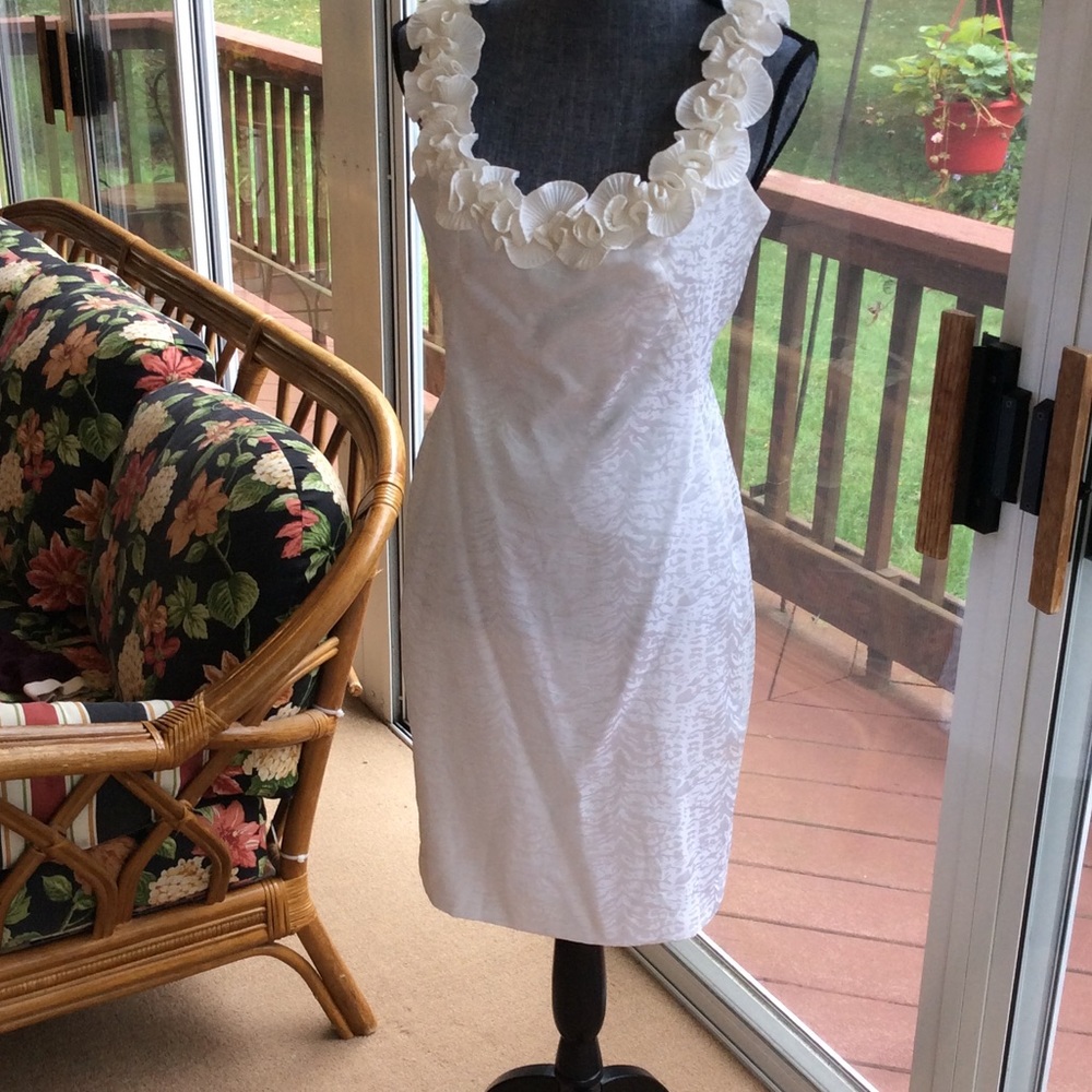 Maggie London white dress