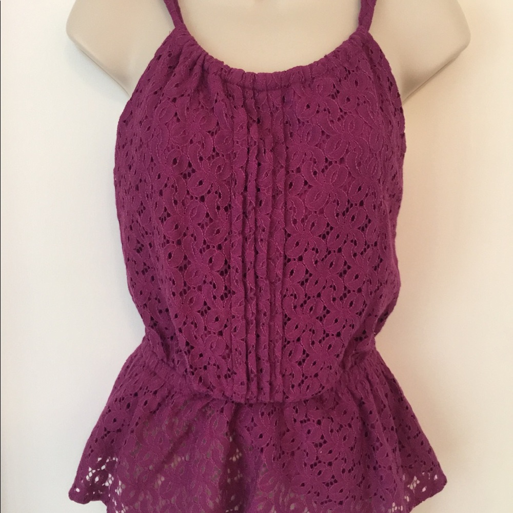 Nicole by Nicole Miller Lace top XS