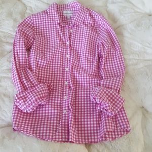 J Crew perfect fit, button down shirt