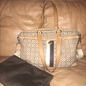 Coach diaper bag with changing pad. Very nice.
