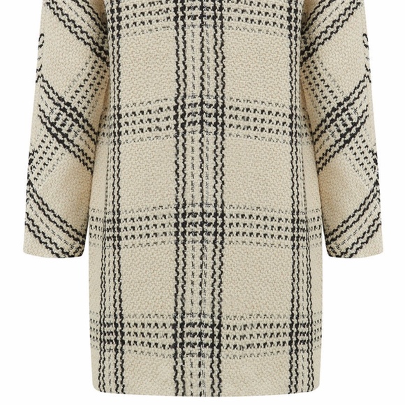 Suncoo 'Ewa' Oversized Check Wool Coat 0 - Picture 6 of 6