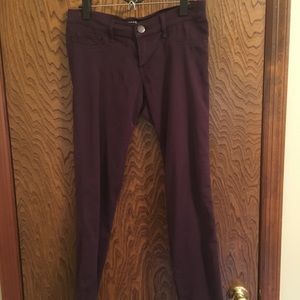 • purple skinny jeans•
