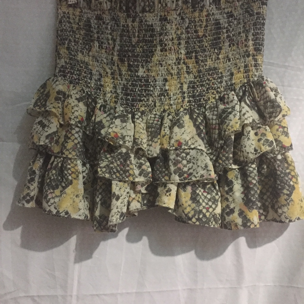 ISABEL MARANT SILK MINI RUFFLES SKIRT SIZE 38 US 6