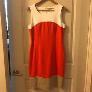 Banana Republic Orange Office Dress