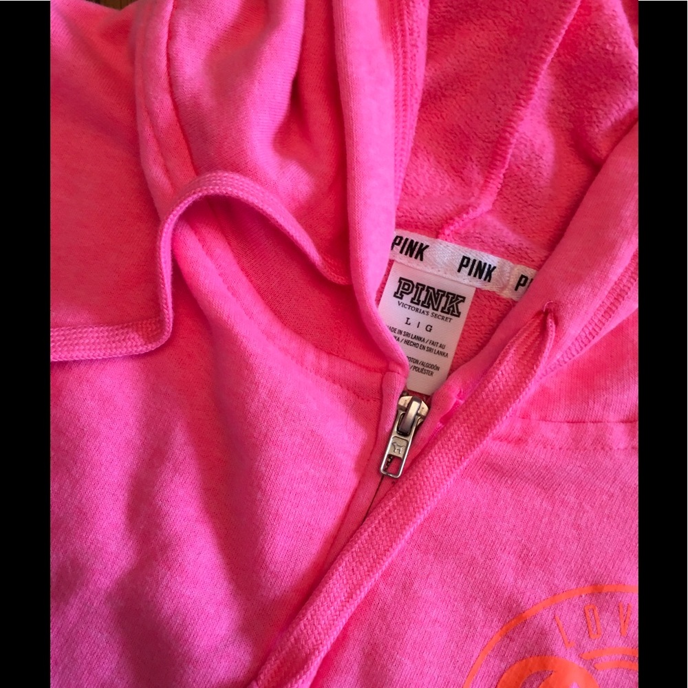 Pink hoodie/boyfriend pant set L/S - Picture 3 of 7