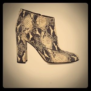 SAM EDELMAN SNAKESKIN BOOTIES SAM EDELMAN SNAKESKIN BOOTIES