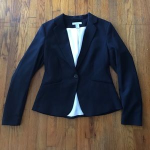 H&M Navy Blue Suit Blazer Sz 40/10