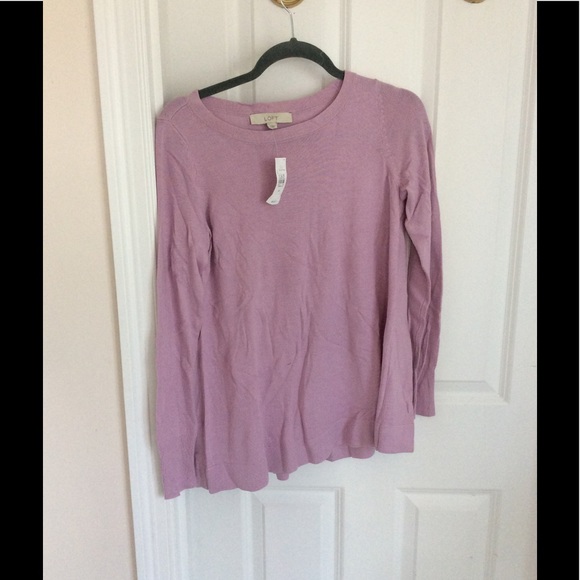 Ann Taylor Loft back pleat sweater. - Picture 7 of 8