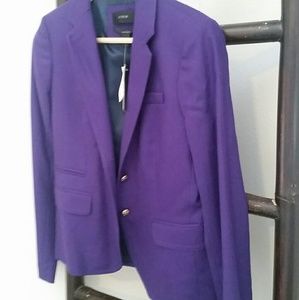 Purple wool blazer NEVER WORN!