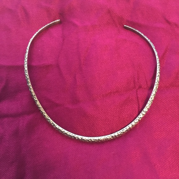 Sterling Silver Chocker Necklace Mexican - Picture 2 of 3