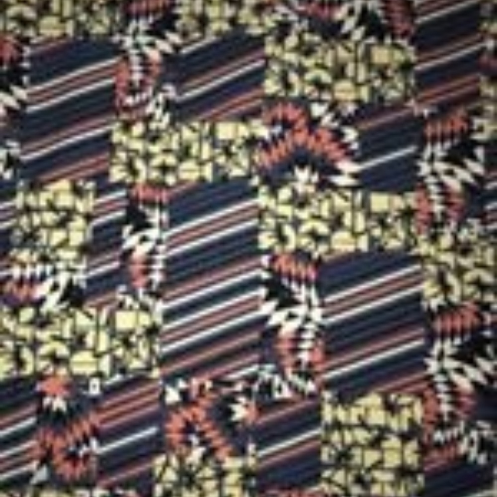 TC2 Lularoe Leggings Blue Coral Black Palm Trees
