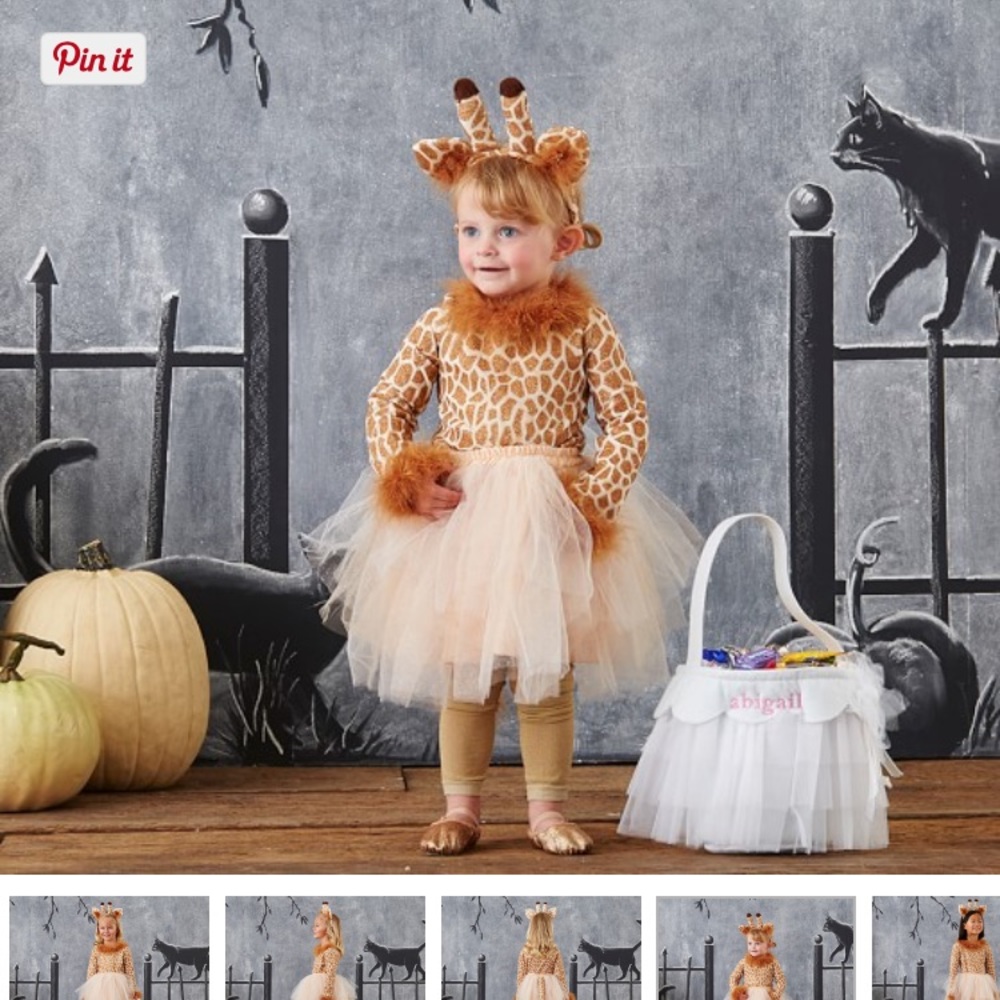 Pottery Barn toddler giraffe costume