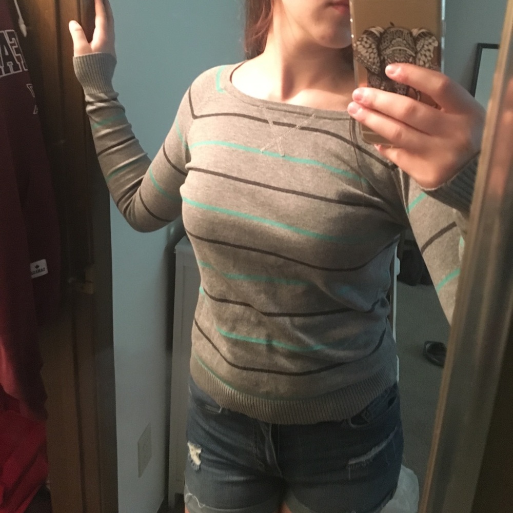 Long sleeve striped Tee