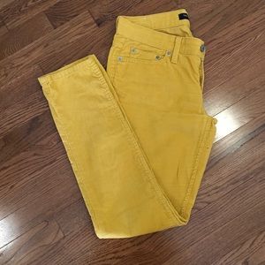Corduroy mustard pants great for fall!