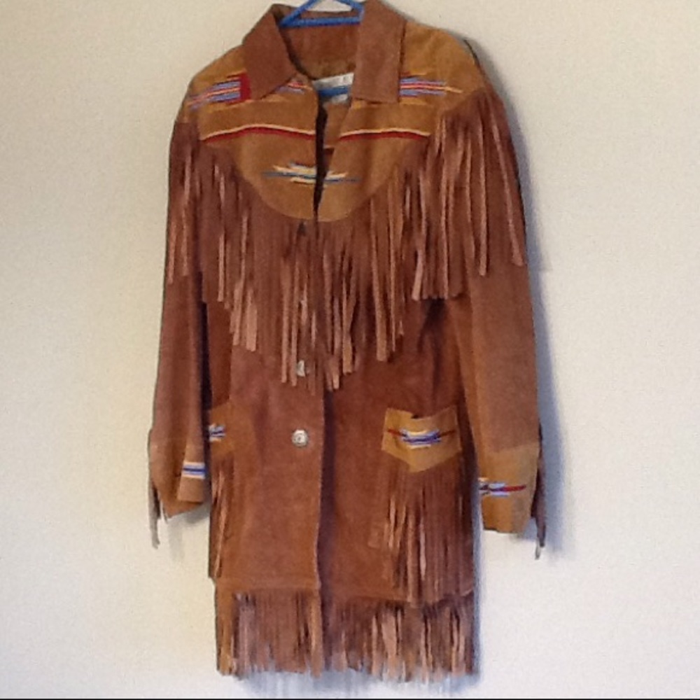 DEERSKIN FRINGED JACKET
