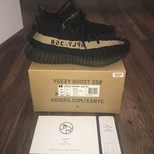 Adidas Yeezy Boost 350 V2 (Black & Green)