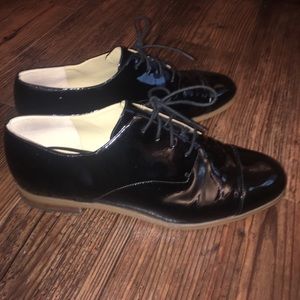 Michael Kors Pierce Patent Cap Toe Oxford, Black 8