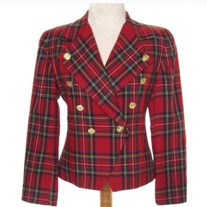 1980 vintage plaid jacket.