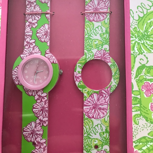 Lilly Pulitzer Interchangeable Watch Set - Picture 3 of 3