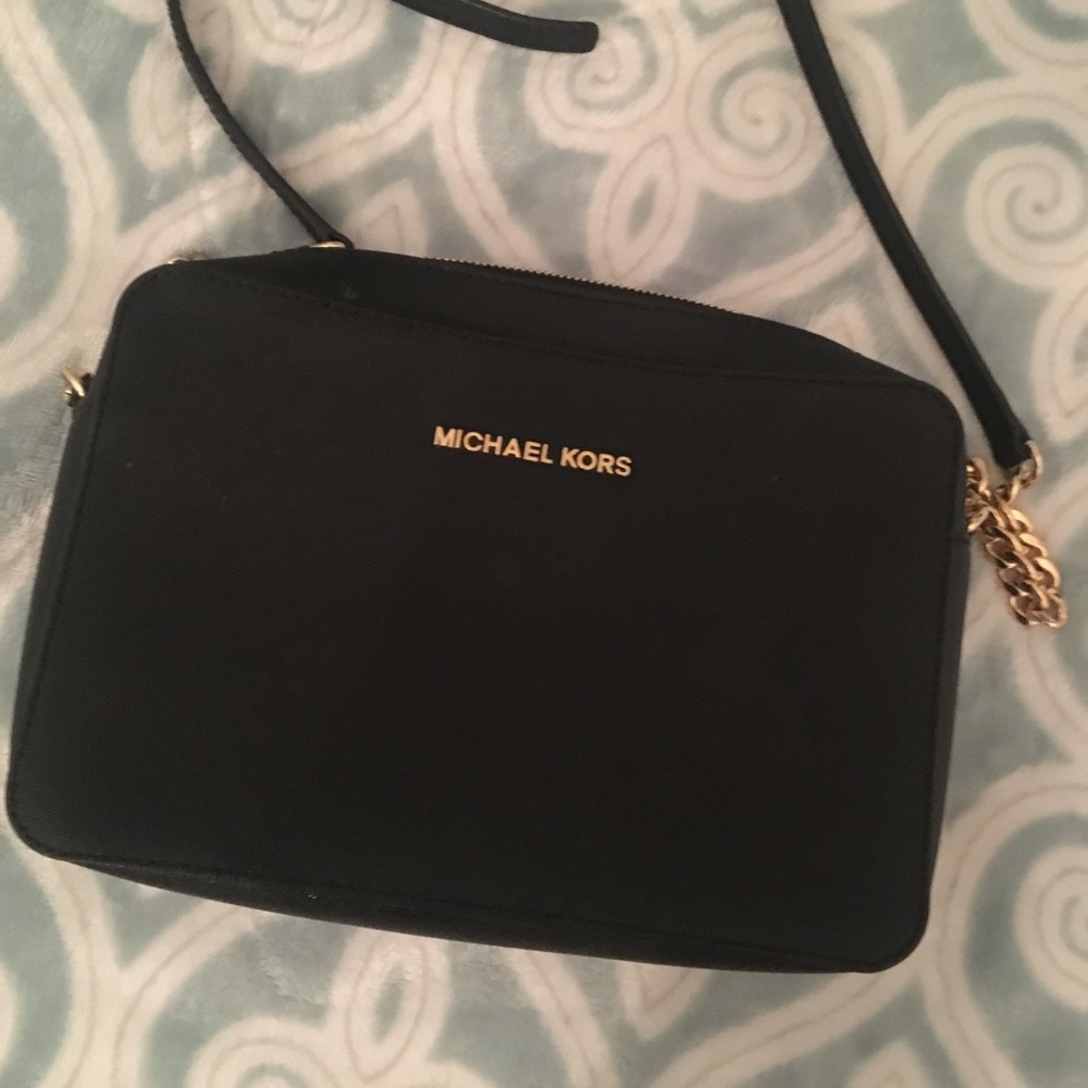 MICHAEL Michael Kors, Jet Set Leather Crossbody
