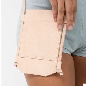 American Apparel Leather Phone Sling