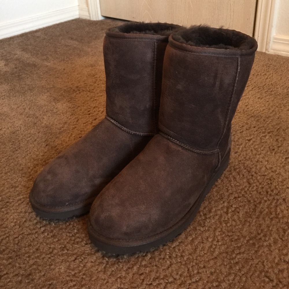 Short Chocolate Ugg boots