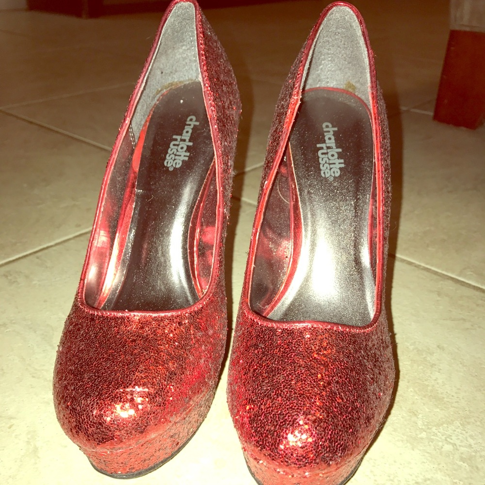 Christmas sparkly heels 👠