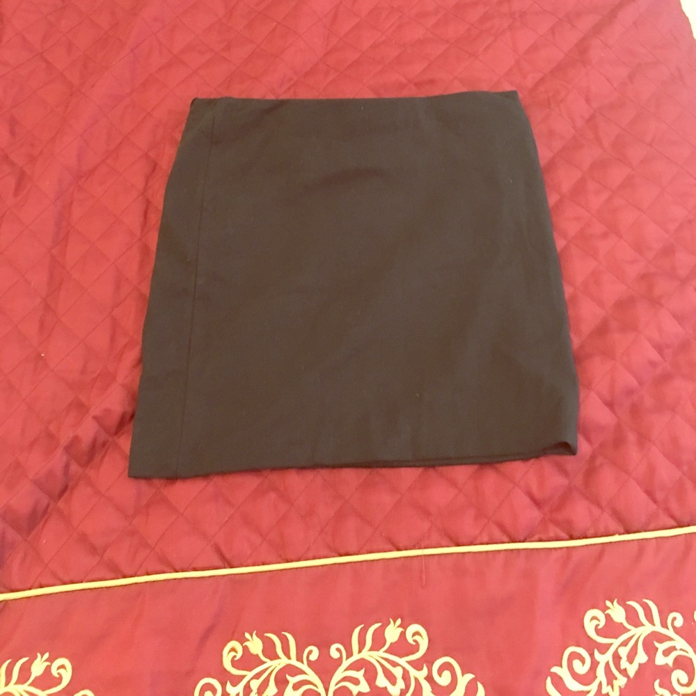 Black miniskirt