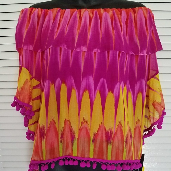 Popsicle Off the Shoulder Top - Picture 3 of 3