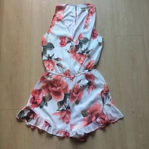 MUMU floral romper