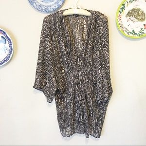 Black and cream tunic