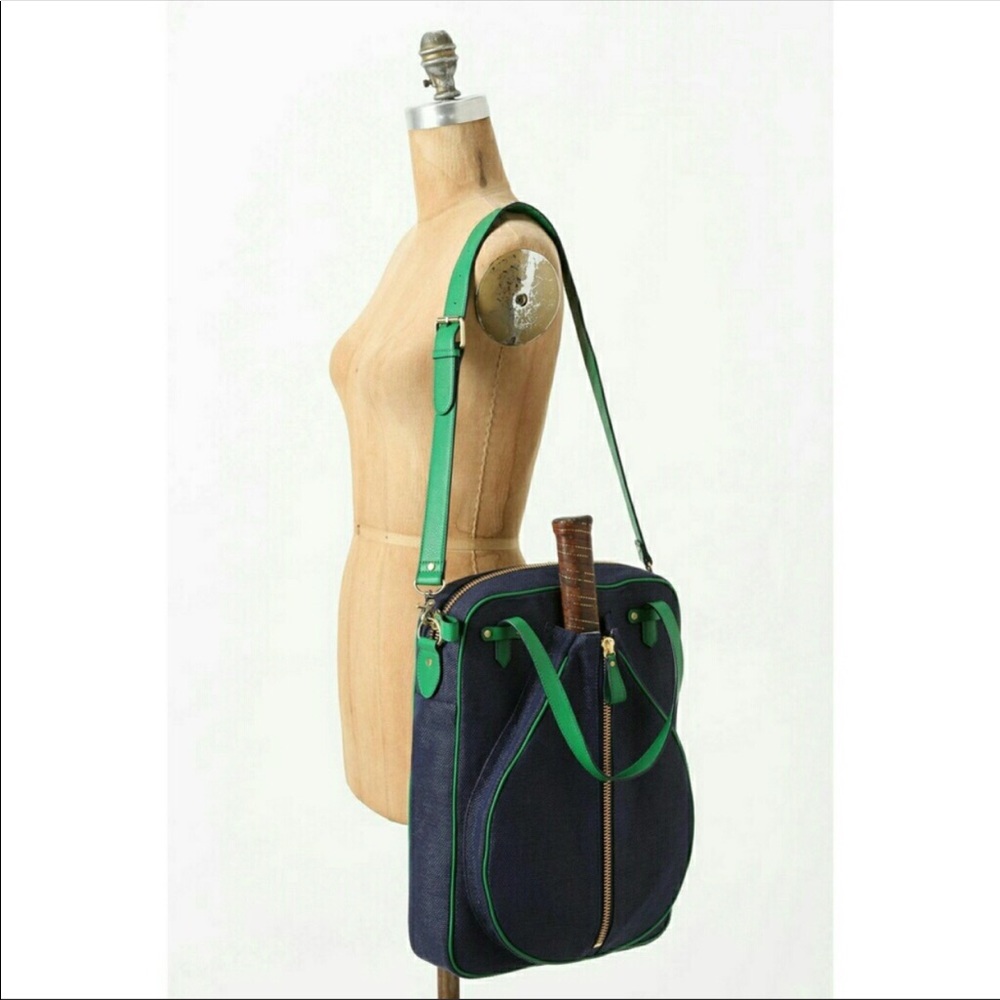 Anthropologie Augusta tennis racket tote.