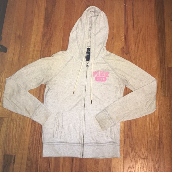 Victoria’s Secret PINK Zip-Up Hoodie Size S - Picture 2 of 3