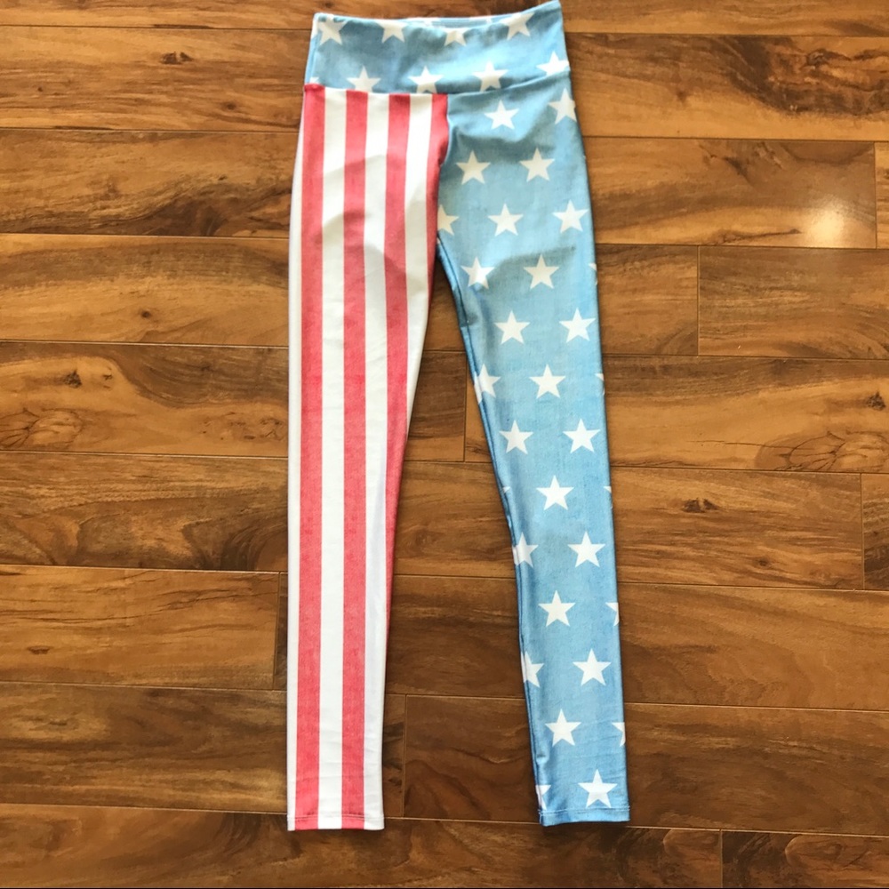 American Flag GoldSheep Leggings