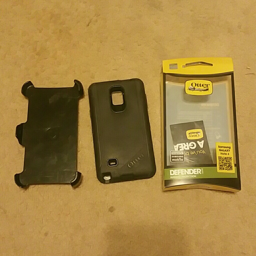 Otterbox 2 note 4 cases black. SOLD