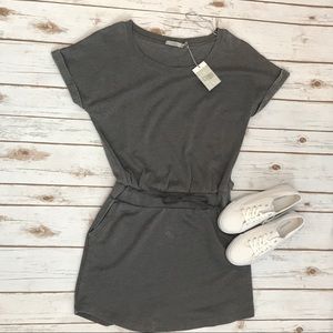 Gray sweatshirt dress. NWT