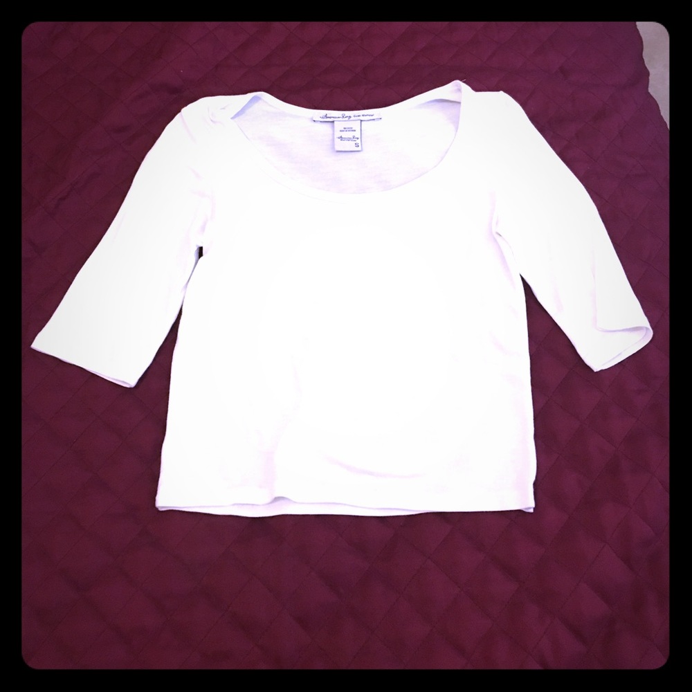 White crop top