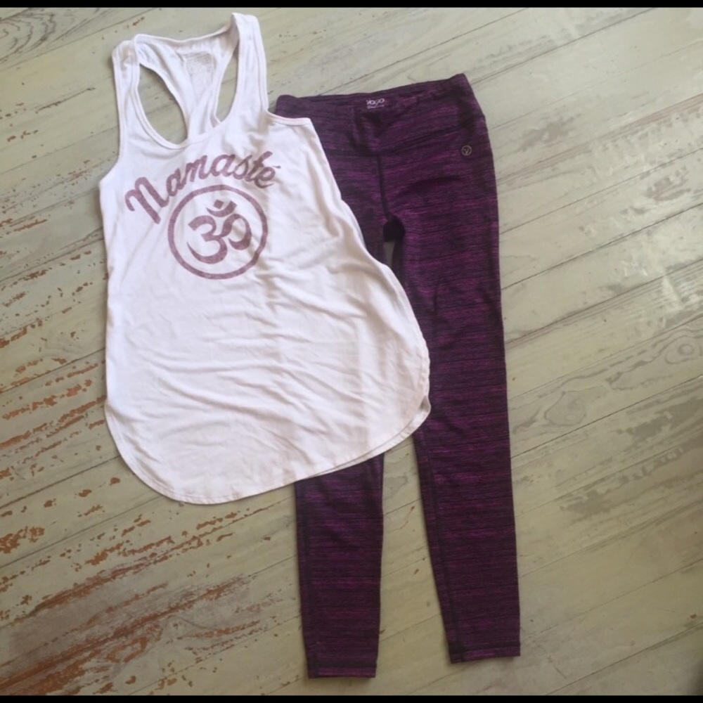 Size small yoga pans (bundle shirt for deal :)