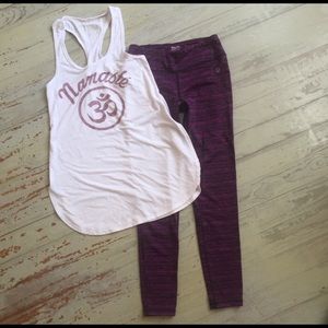 Size small yoga pans (bundle shirt for deal :)