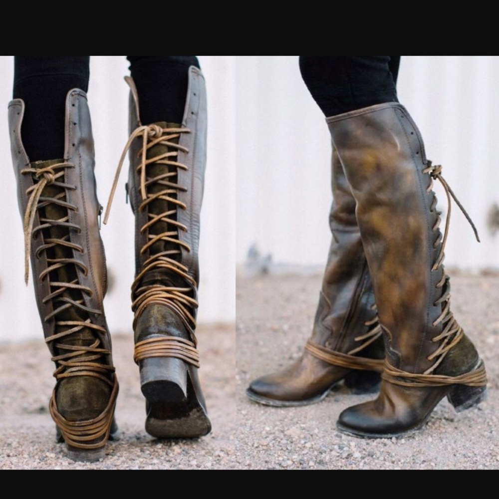 NTW FREEBIRD COAL TALL BOOTS