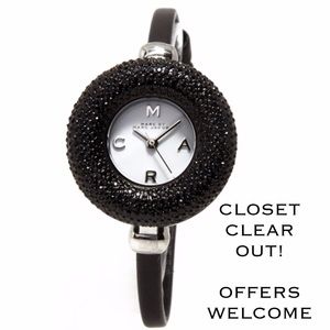 Marc Jacobs 106/350 Limited Black Crystal Watch Marc Jacobs 106/350 Limited Black Crystal Watch