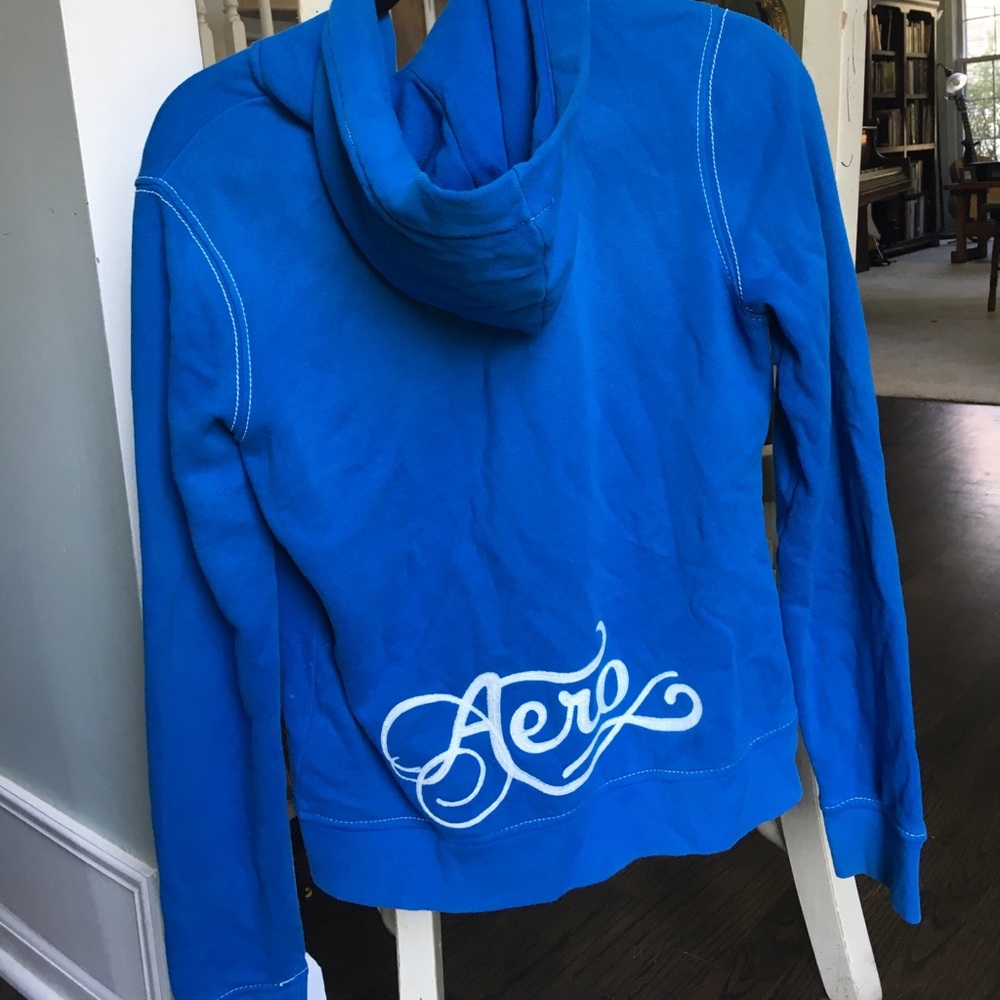 Aeropostale royal blue large hoodie