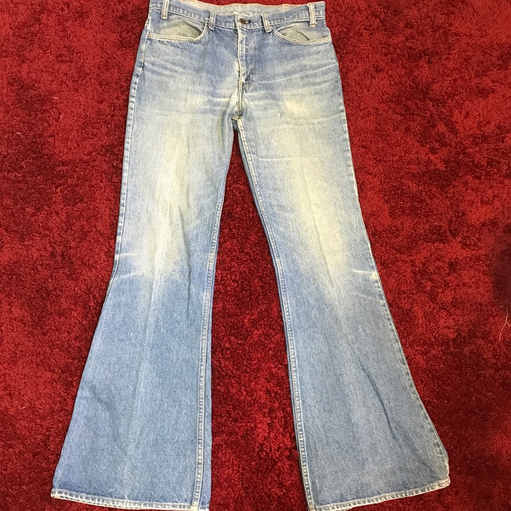 1970'S high waisted LEVI Strauss bell bottom jeans