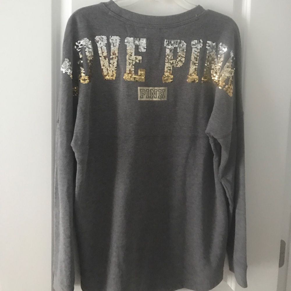 PINK crew neck pullover