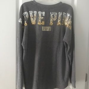 PINK crew neck pullover