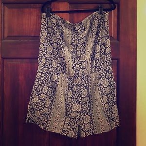 Black and White Romper