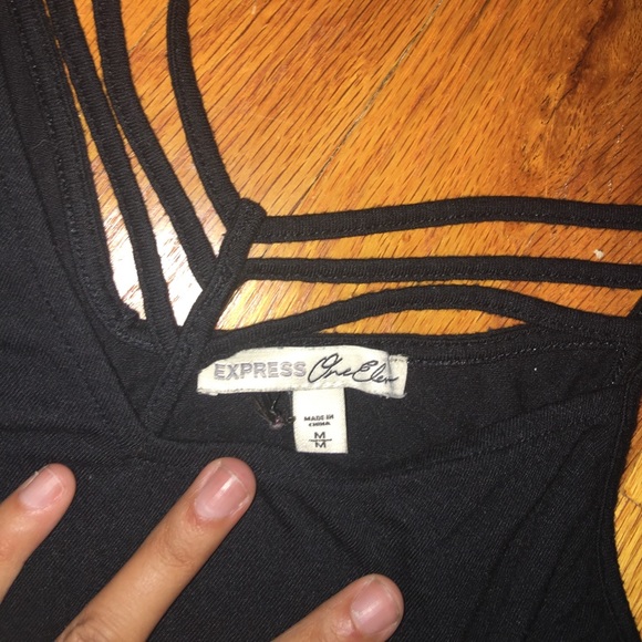 Express Black Tank Top Size M - Picture 2 of 2