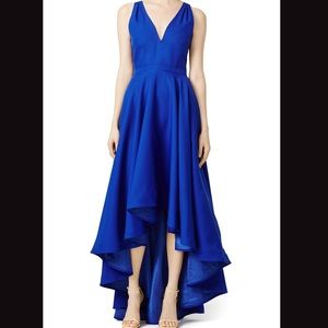 BRAND NEW Cobalt high-low formal dress w/pockets